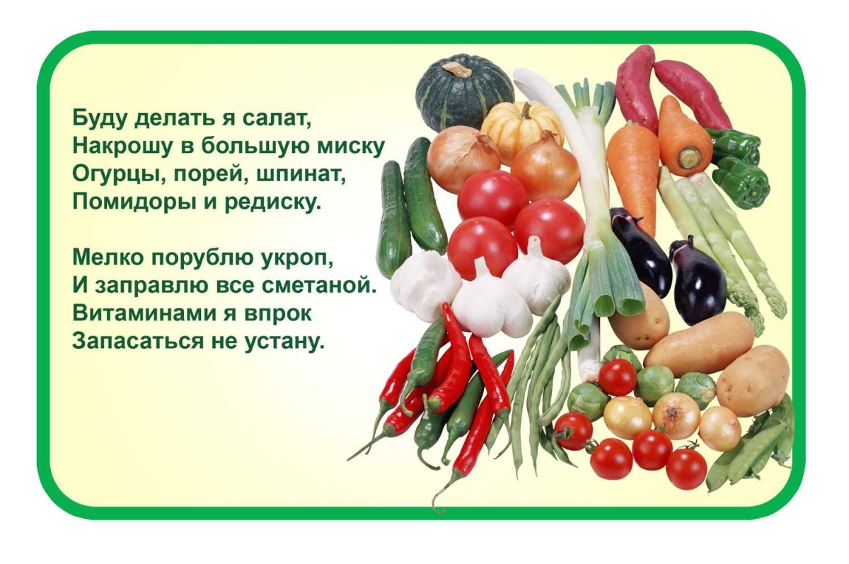 Плакат овощи и фрукты полезные продукты