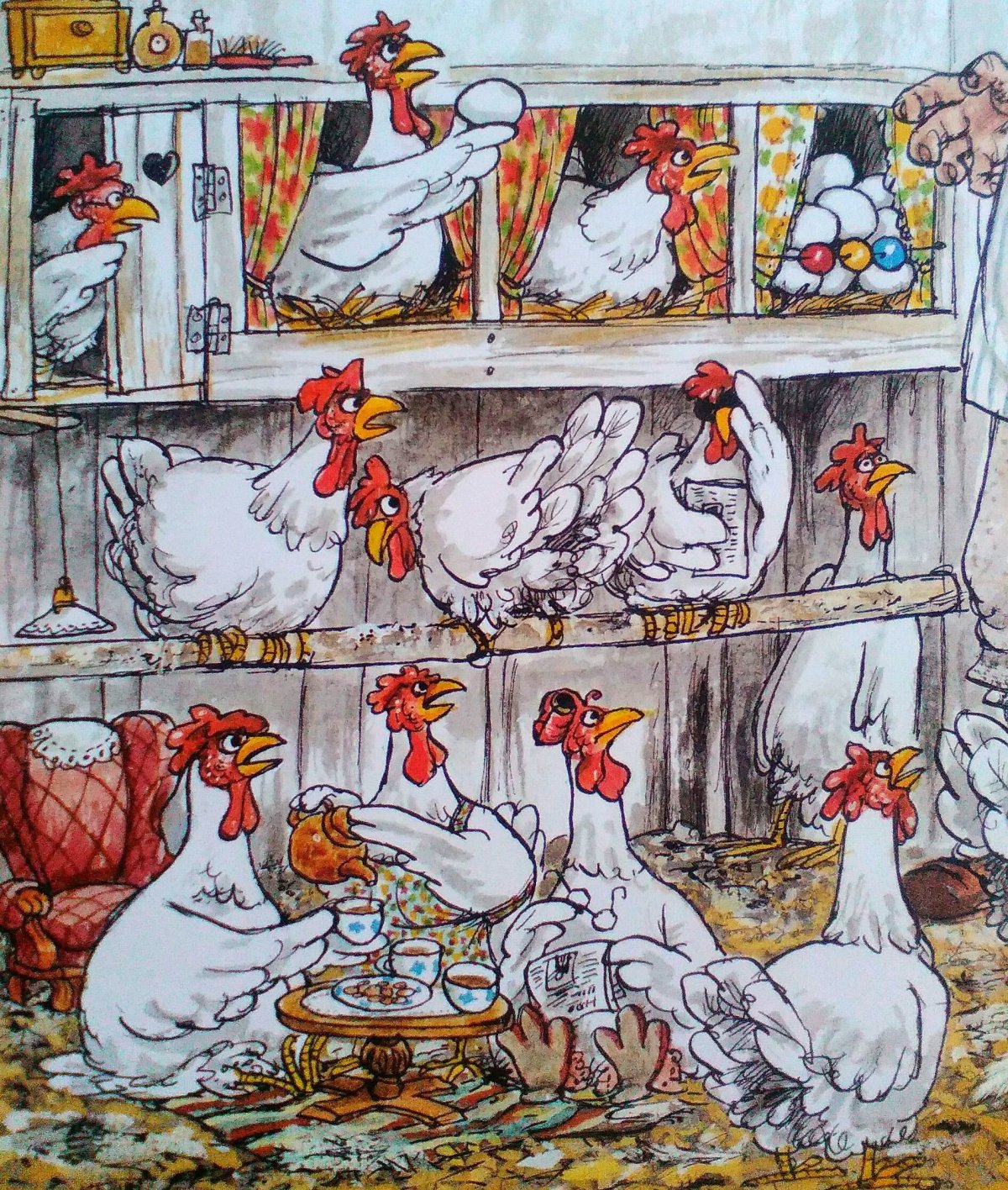Курятник картина