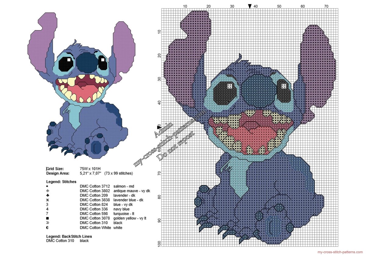 Stitch надпись