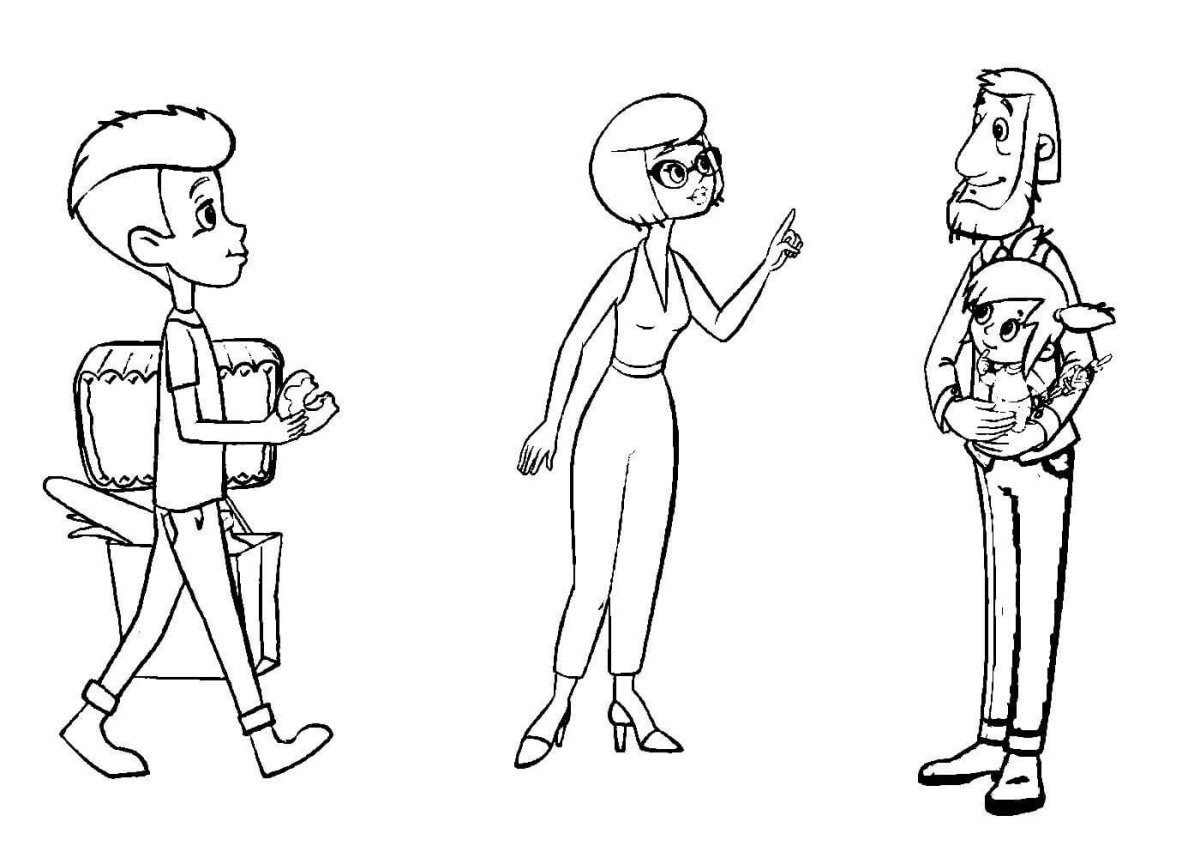 Раскраска пес шарик из Простоквашино