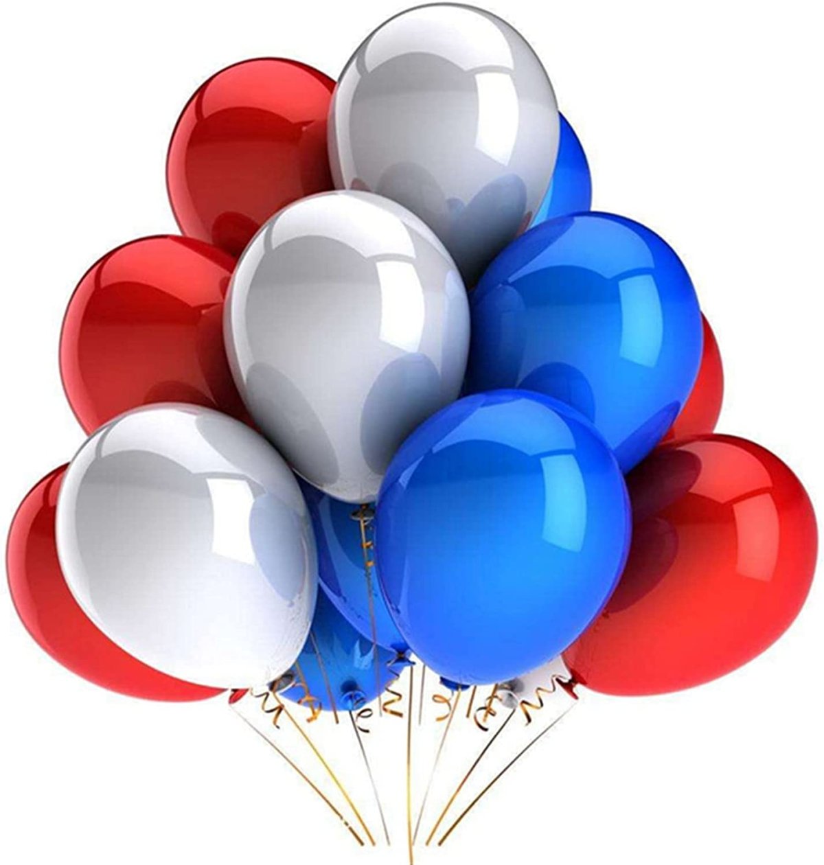 Воздушные шары сине красные