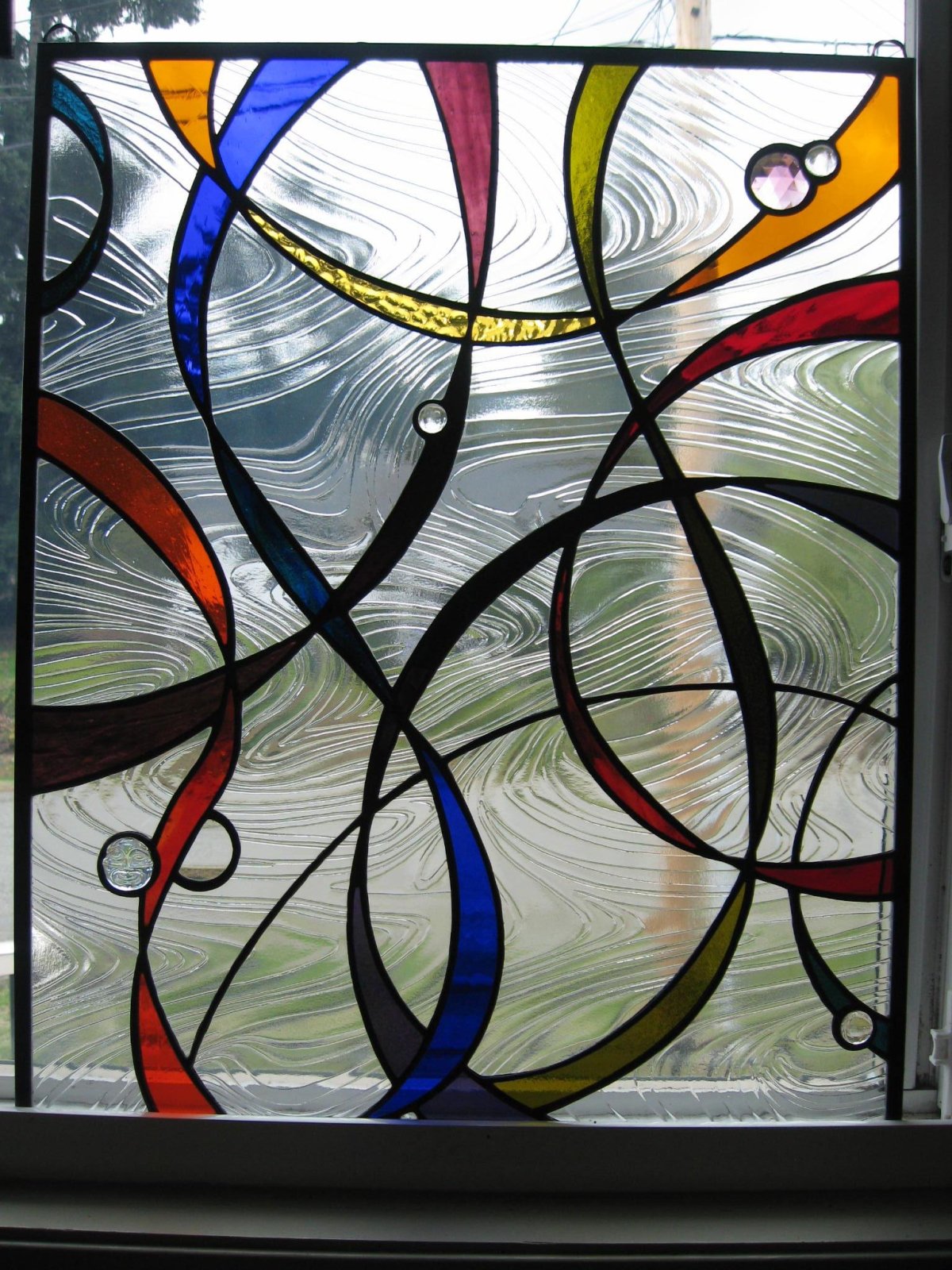 Витраж абстракция