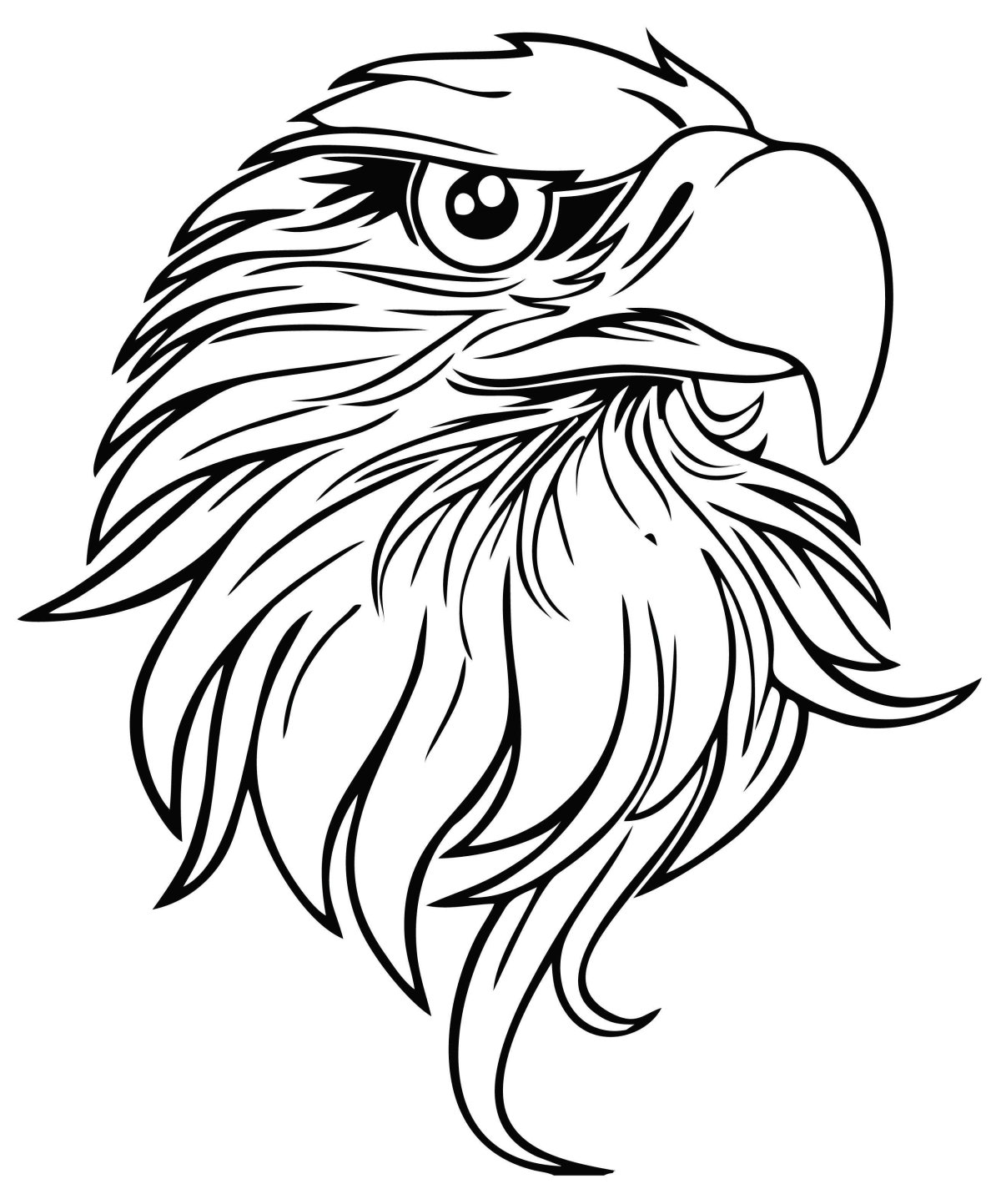 Орел карандашом