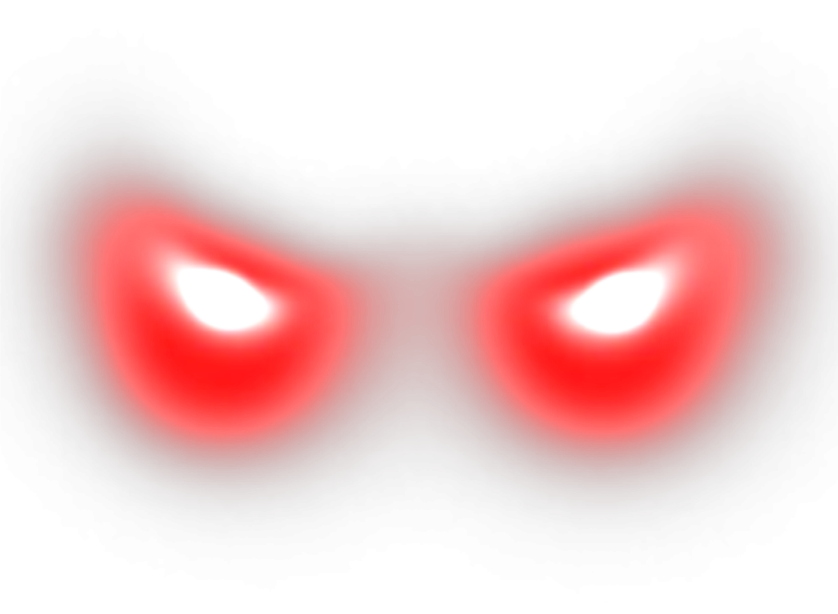 Красные глаза на белом фоне