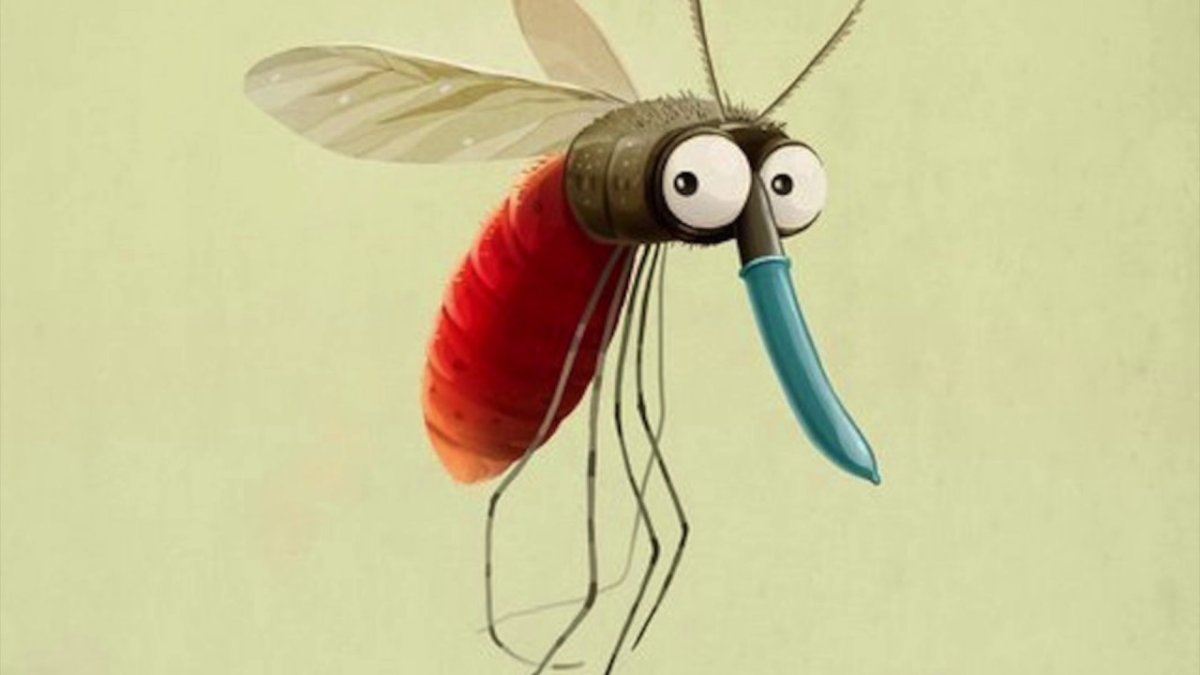 Смешной комарик