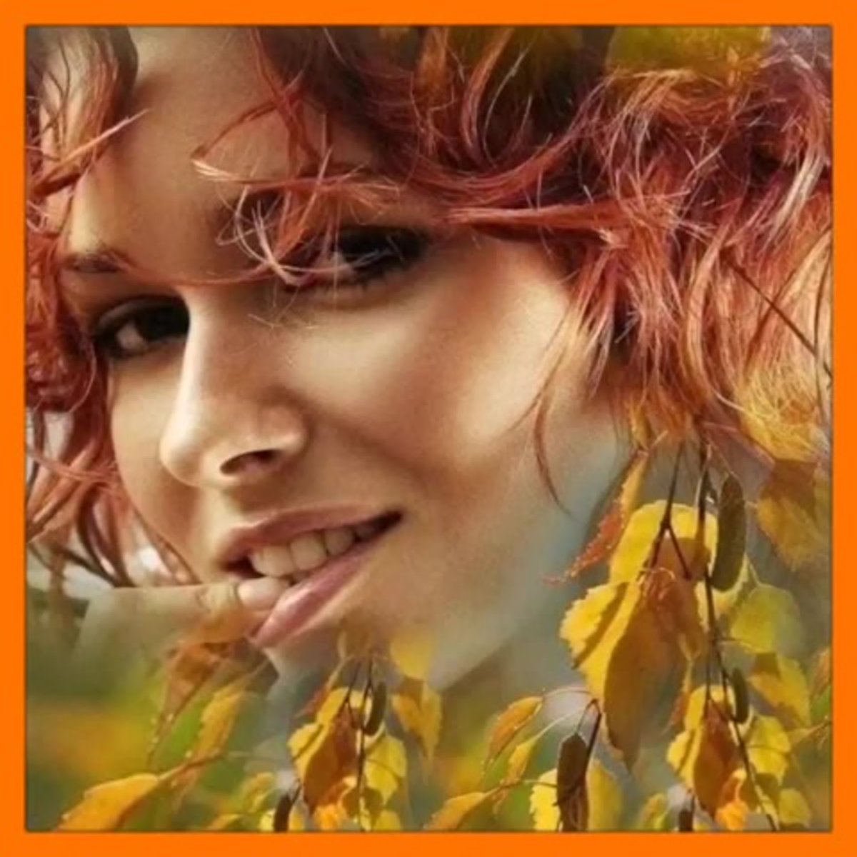 Женщина лето,осень