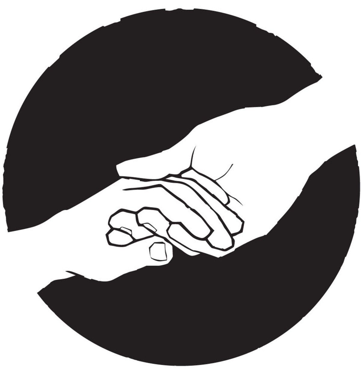 Эмблема рука в руке