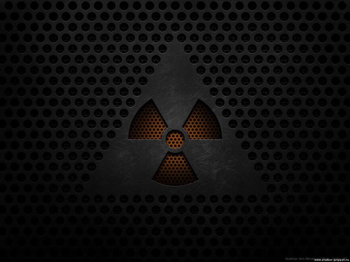Знак радиационной опасности сталкер