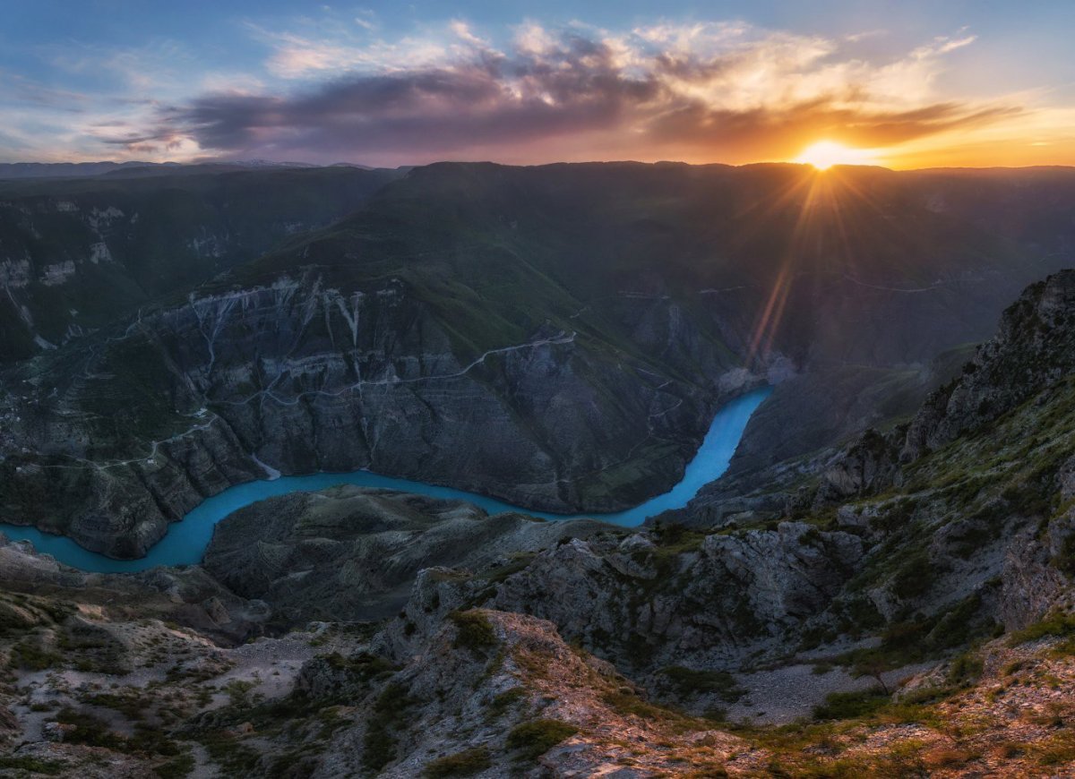 Сулакский каньон в Дагестане