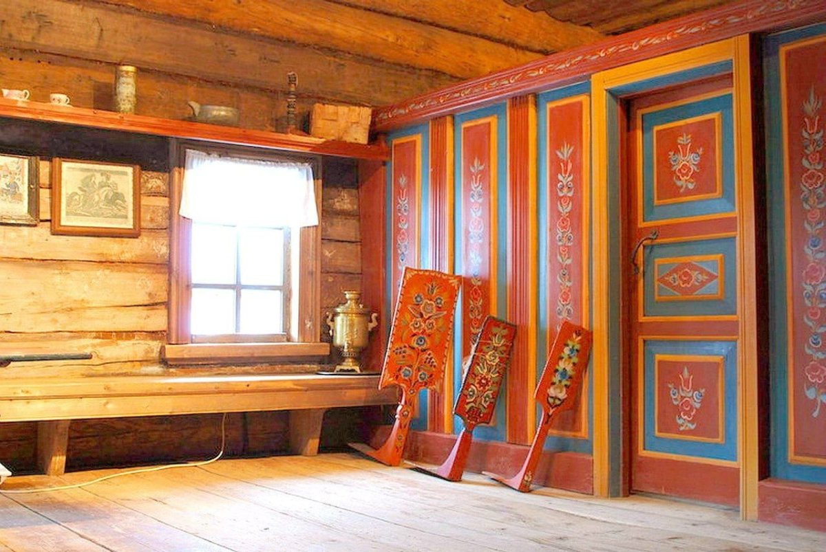 Интерьер русской избы