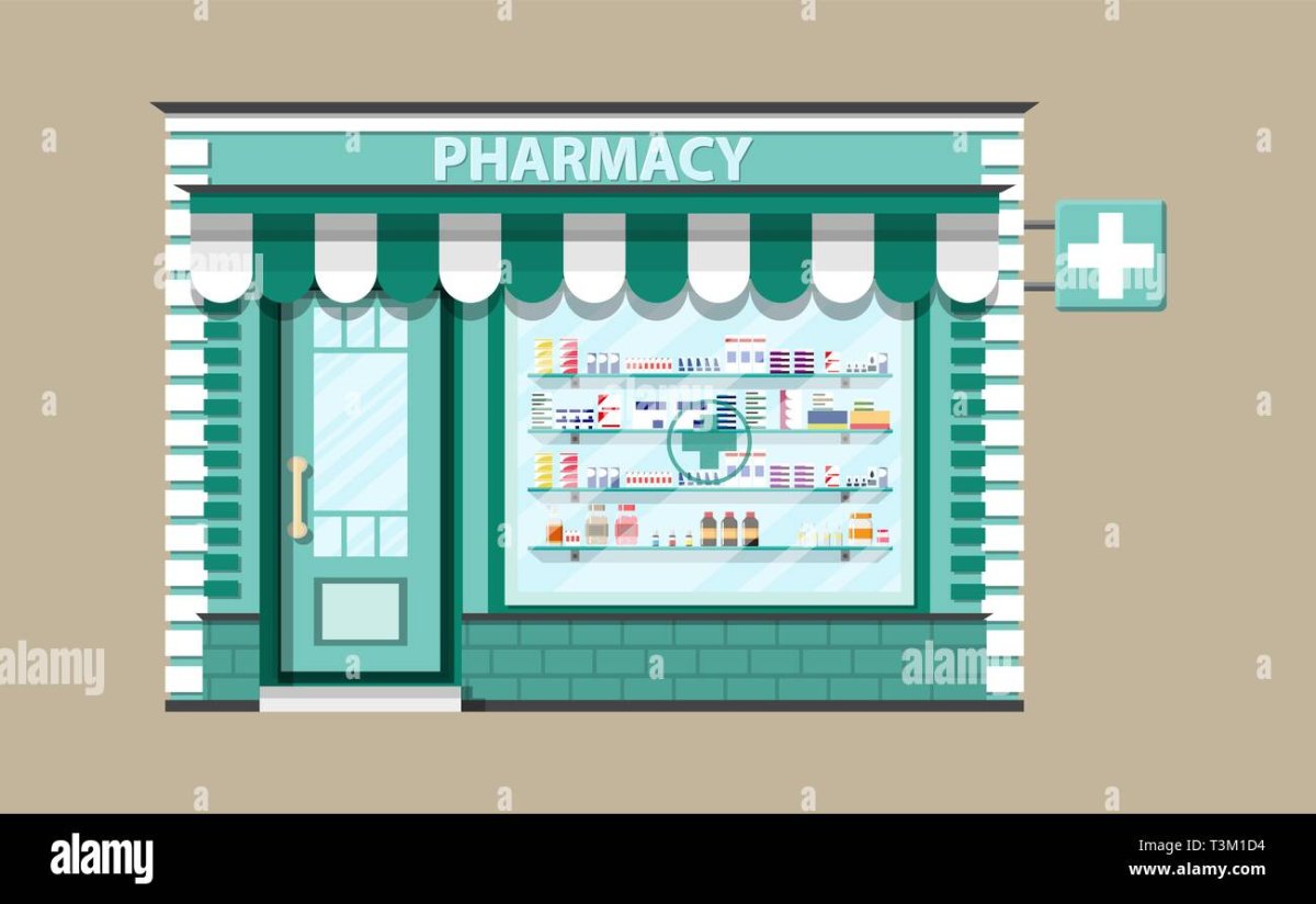 Аптека иллюстрация