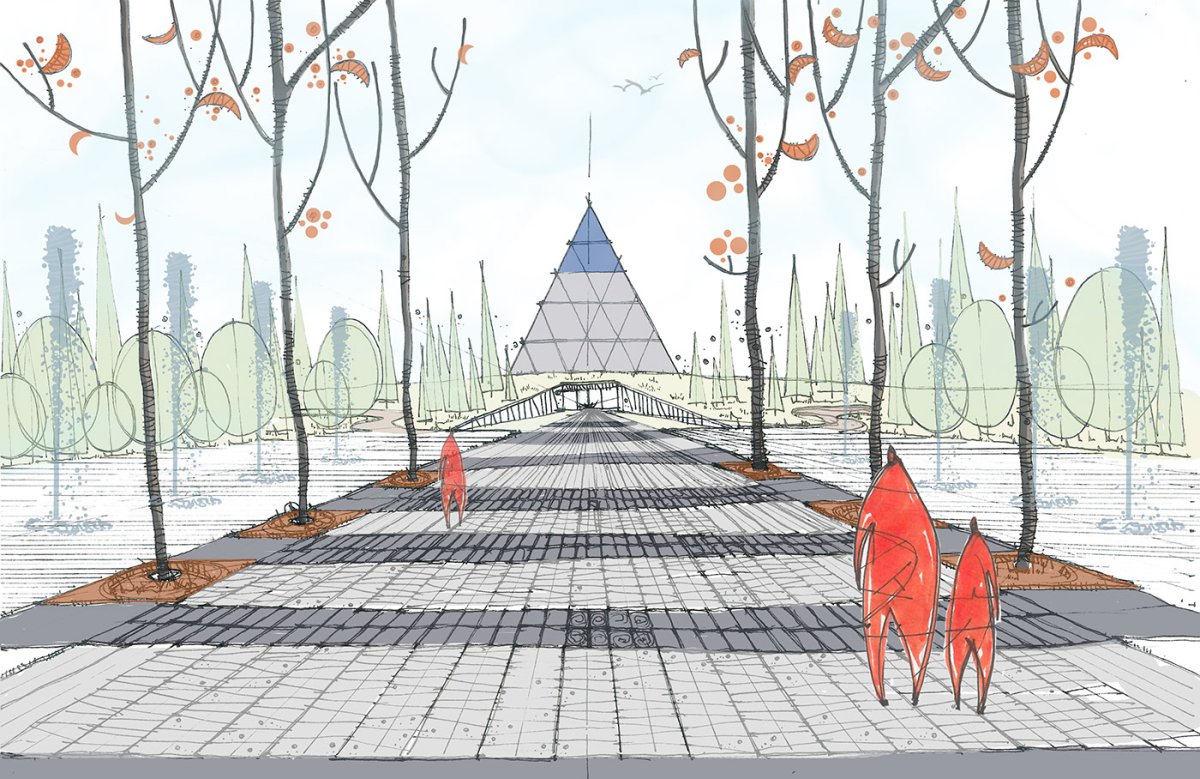 Дети в парке иллюстрации