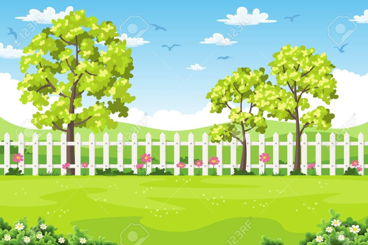 Осенний парк живопись