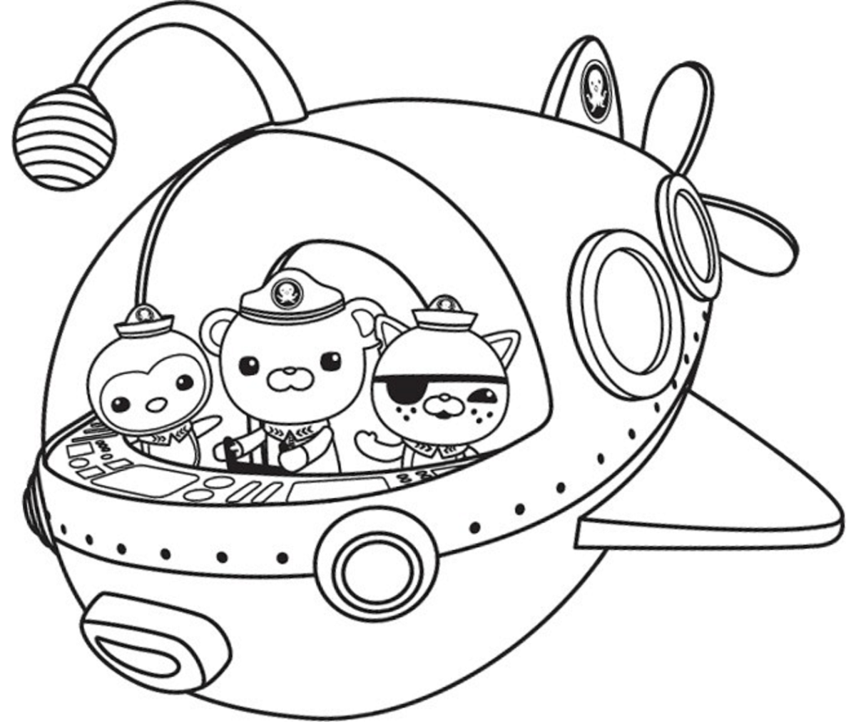 Octonauts раскраски