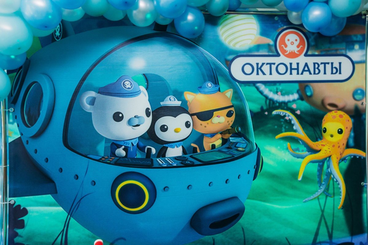 Герои из мультика Октонавты