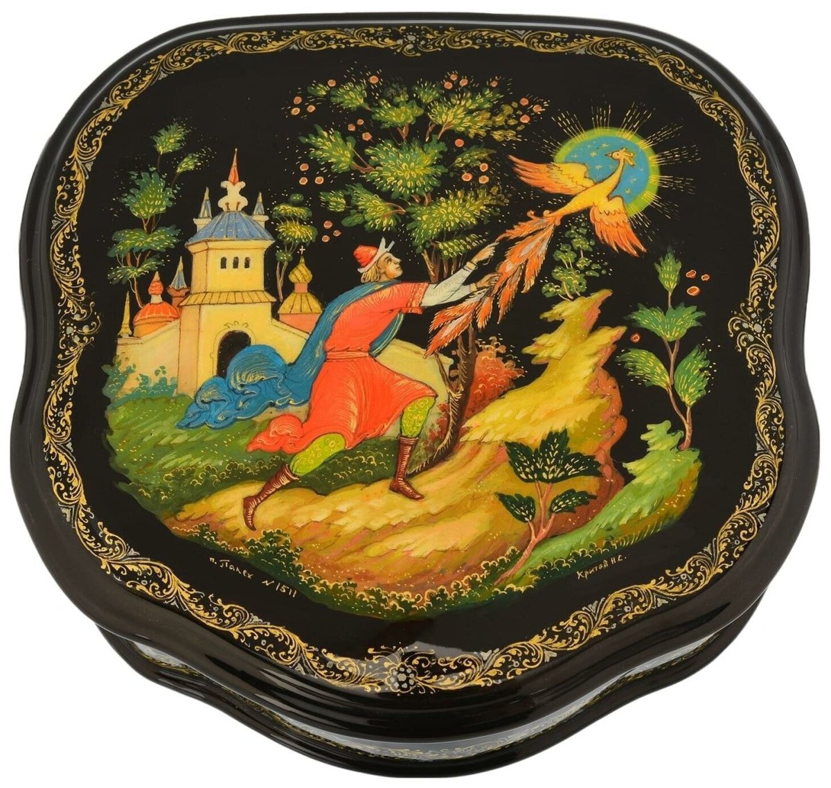 Холуй Палехская роспись это