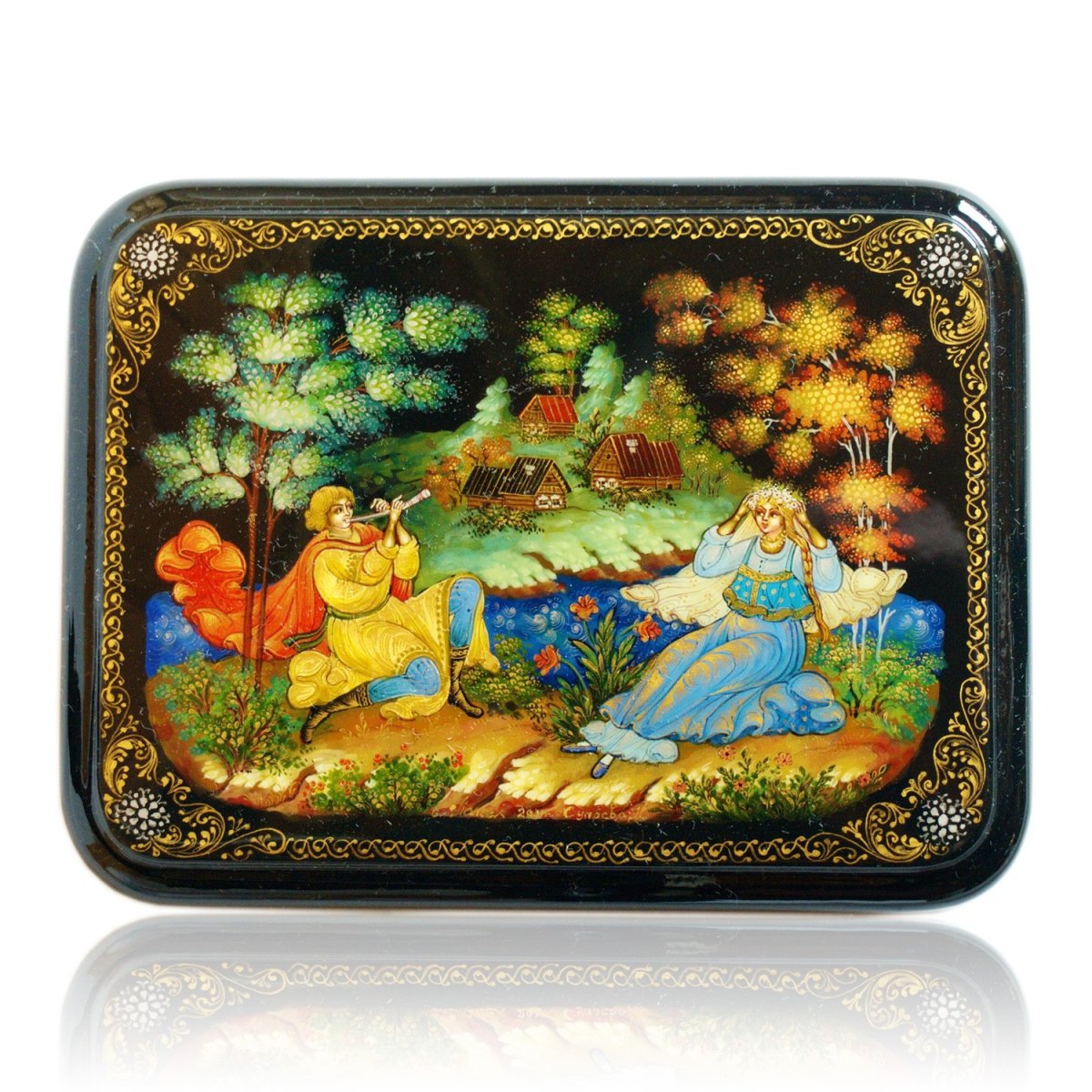 Палехская лаковая миниатюра