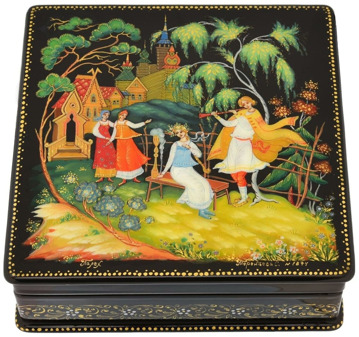 Палехские шкатулки Снегурочка