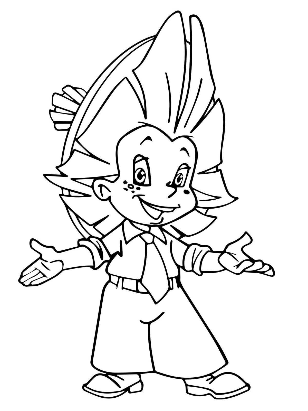 Детские раскраски Незнайка