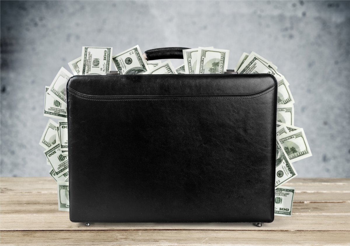 Сумка с деньгами