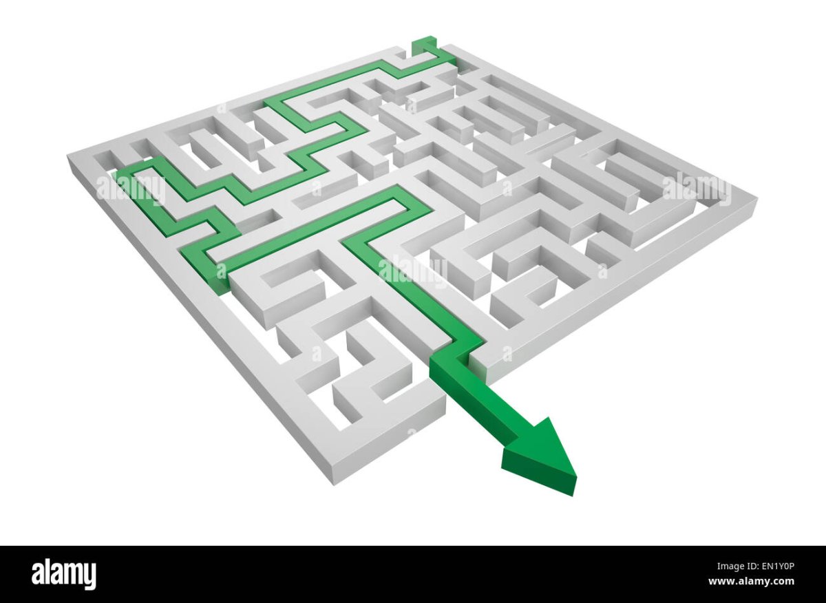 Круглый Лабиринт с несколькими выходами