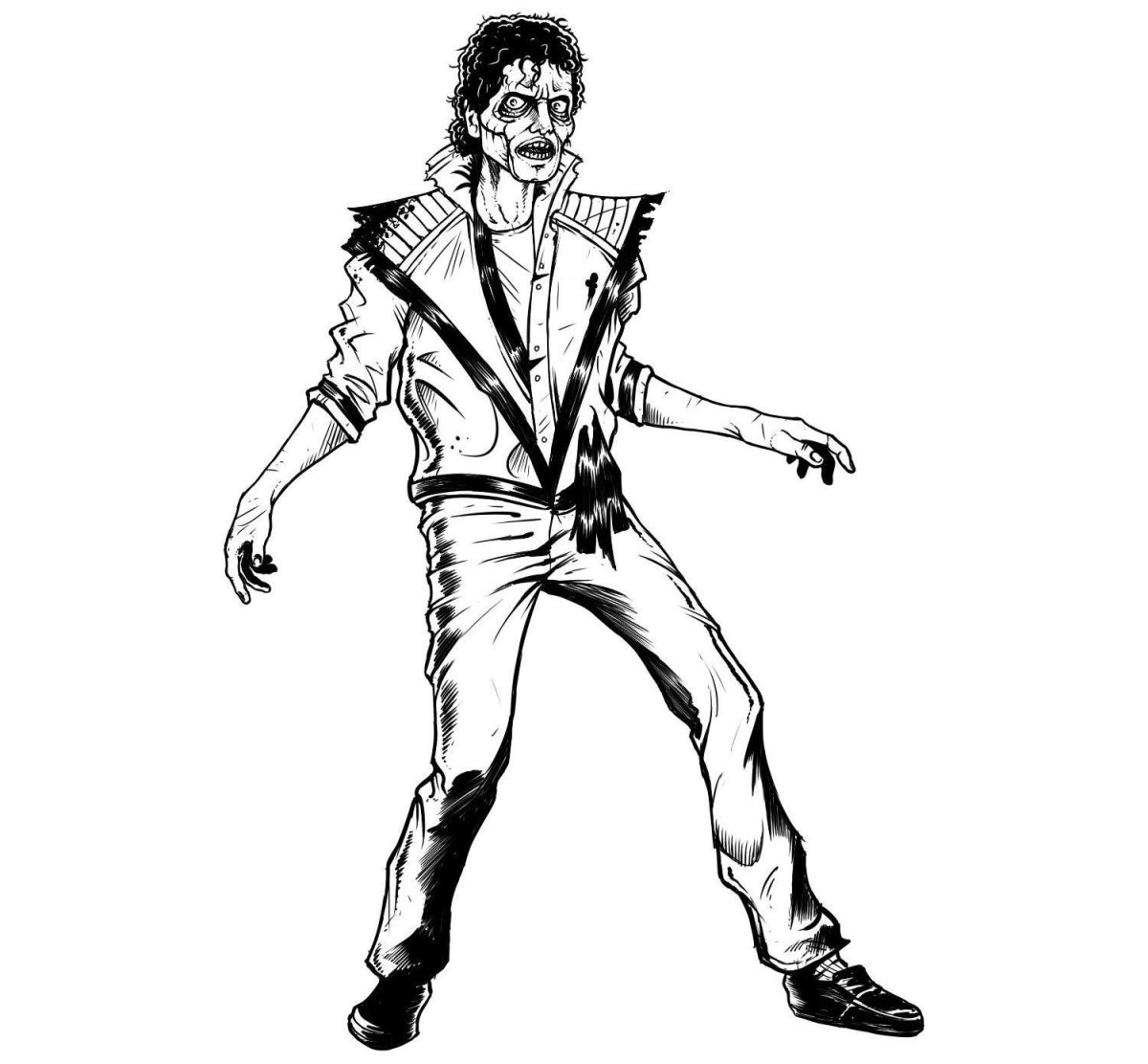 Нарисовать Майкла Джексона