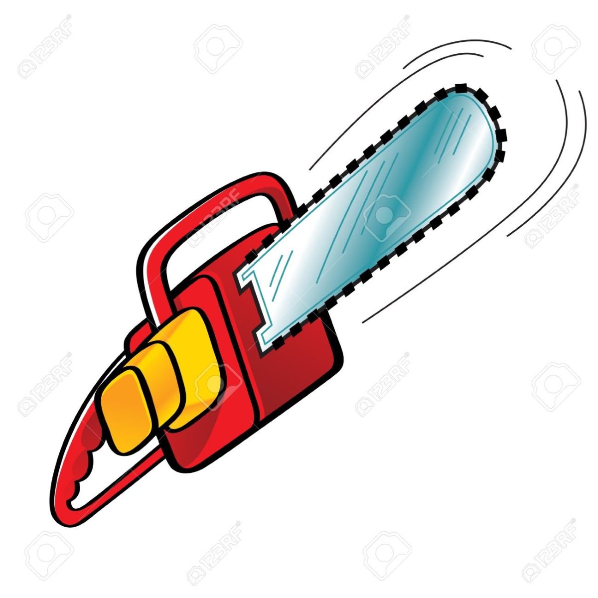 Бензопила мультяшная