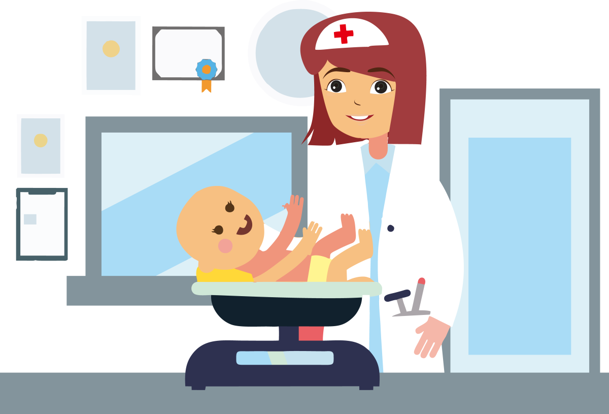 Педиатр иллюстрация