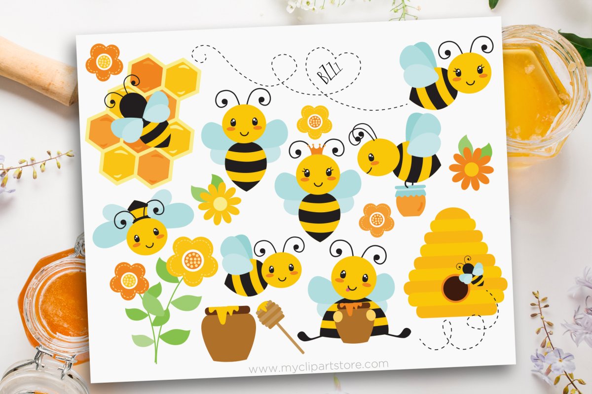 Bee svg photo frame