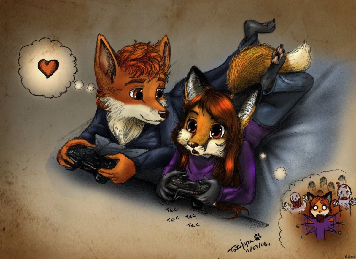 Лиса и Ежик раскраска