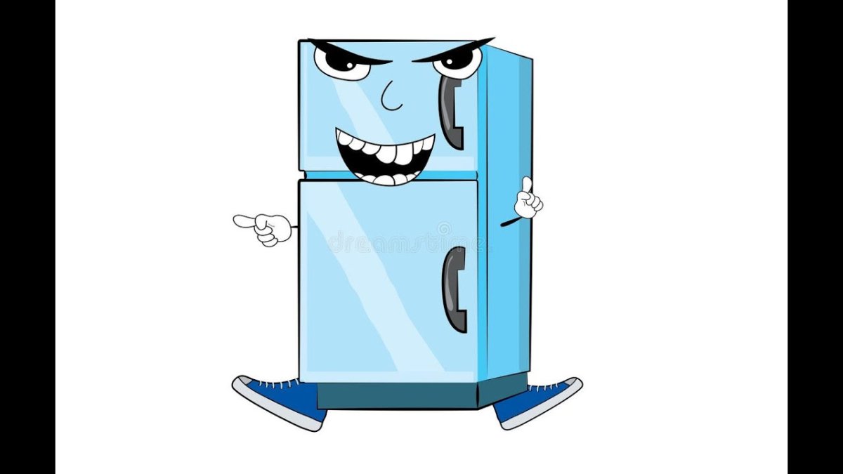 Кот в холодильнике жара