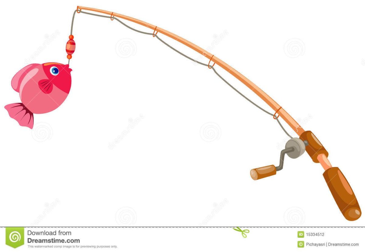 Удочка мультяшная