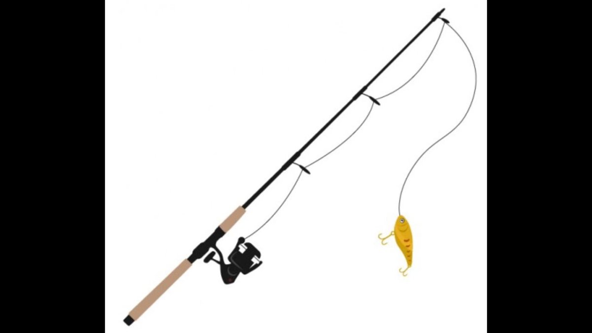 Рыба на удочке