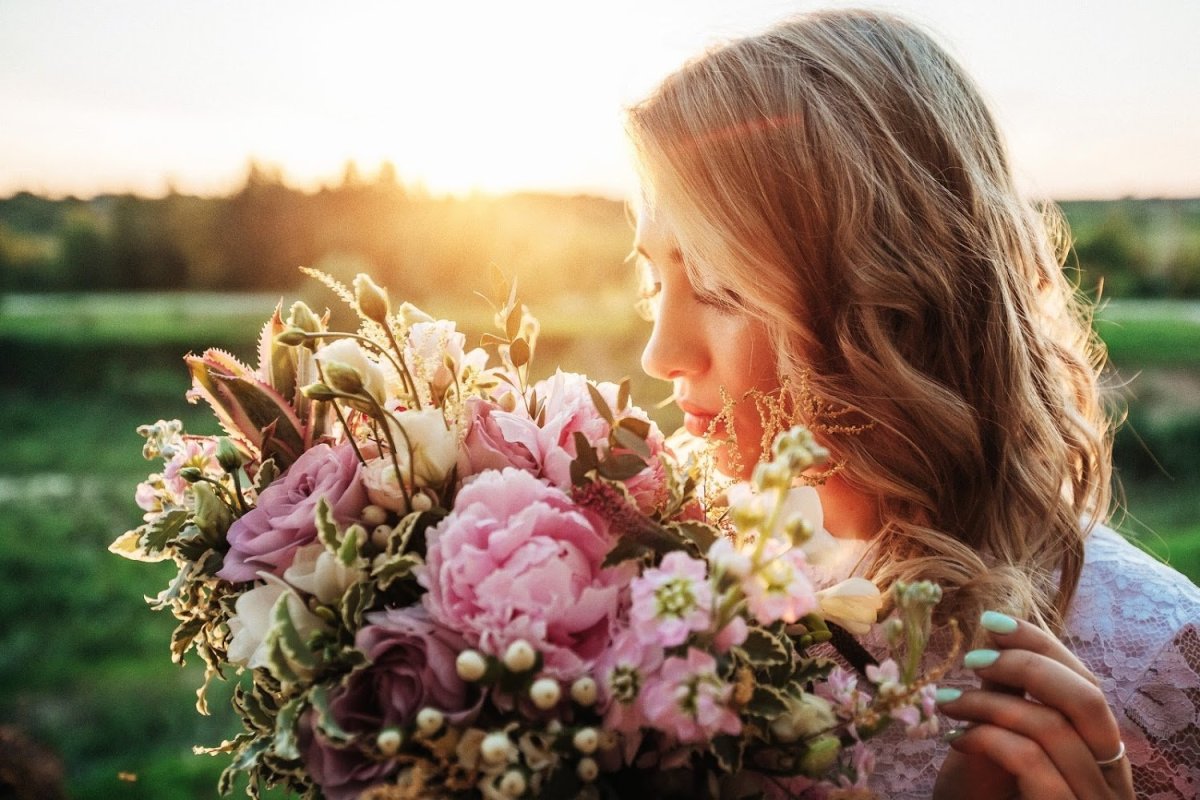 Букет цветов для девушки