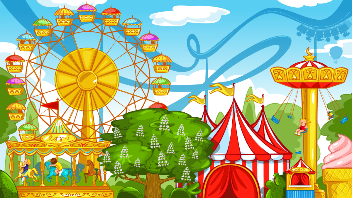 Мультяшные аттракционы