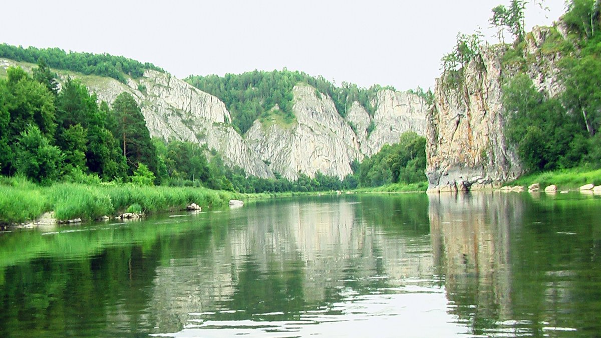 Река Юрюзань Янган Тау