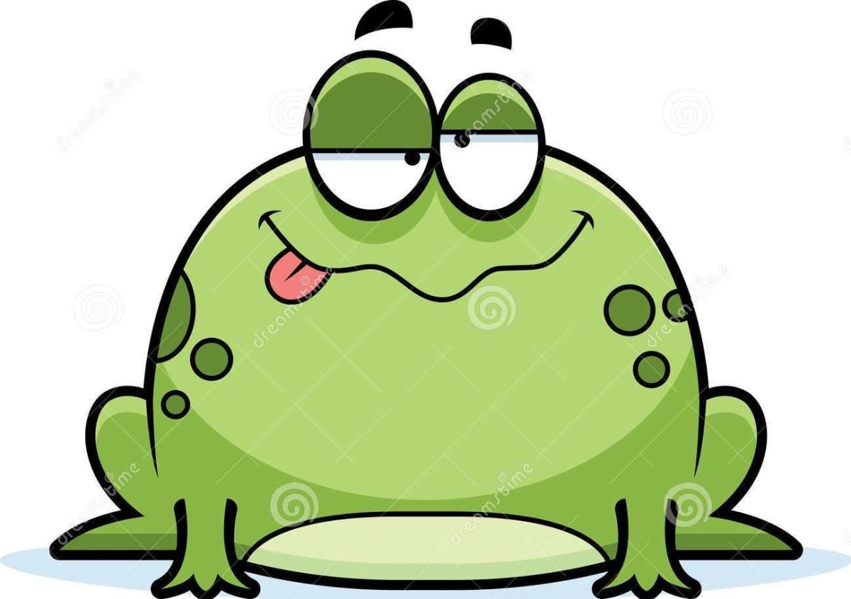 Толстый Лягушонок мультяшный