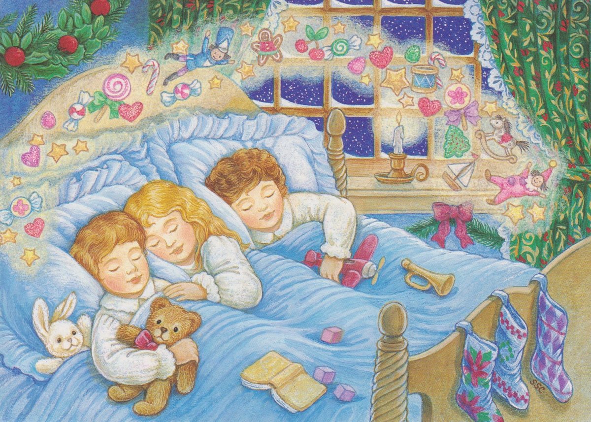 Детские иллюстрации сон