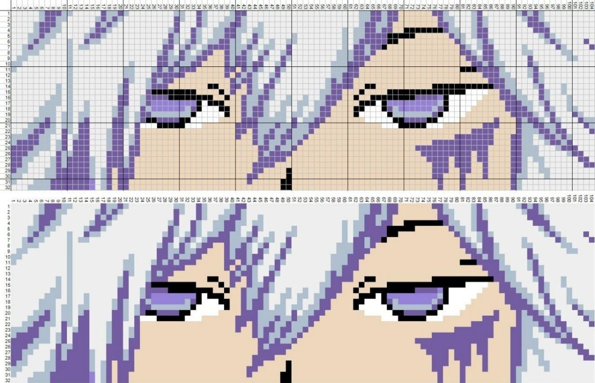 Термомозаика схемы аниме