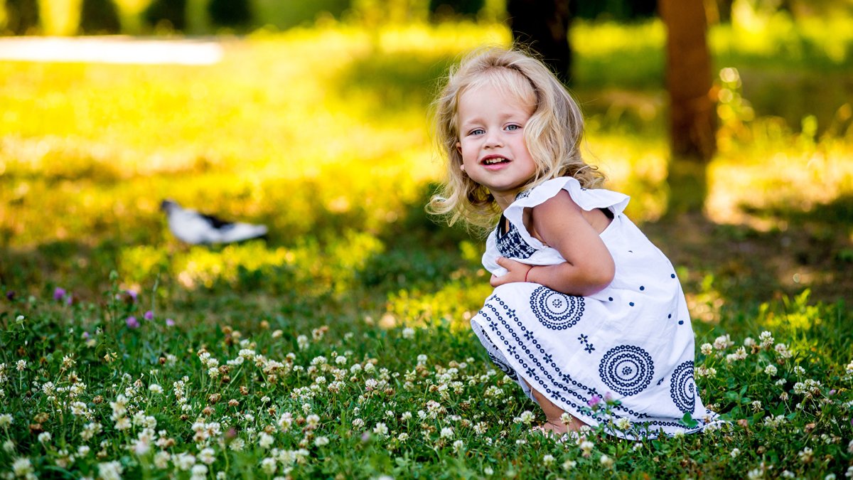 Лето красивые дети