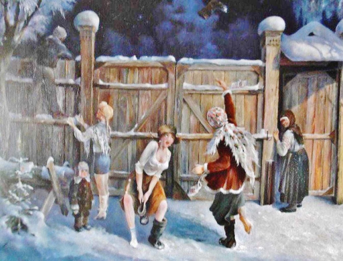 Владимир Березин художник Святки