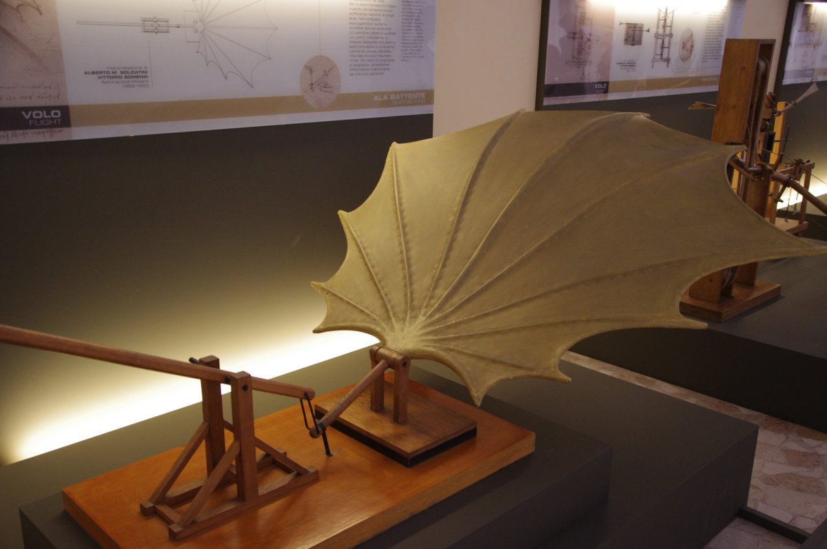 Прототип вертолета Леонардо да Винчи