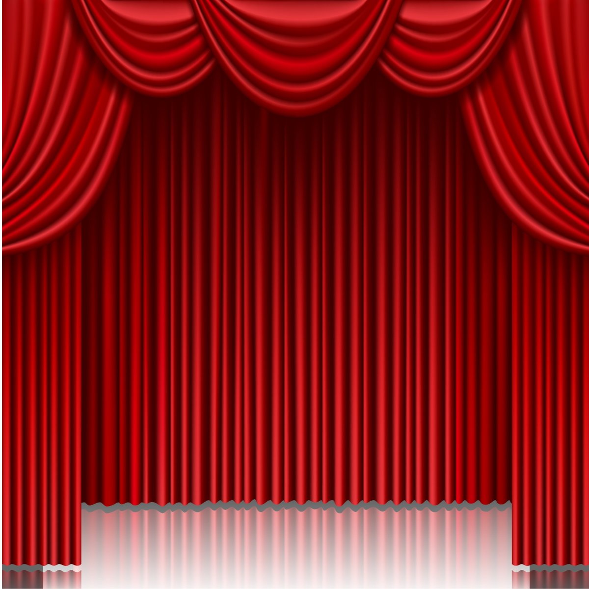 Занавес красный театральный