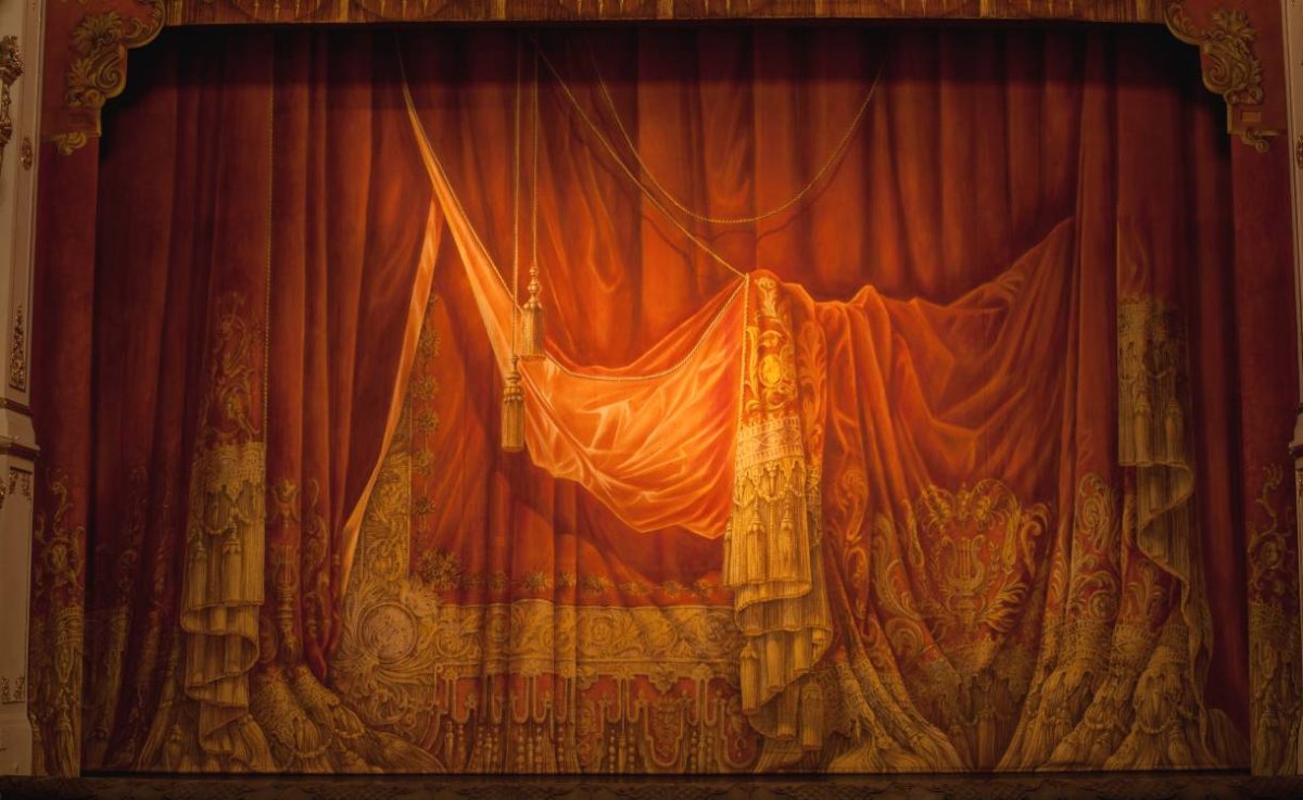 Михайловский театр занавес старый