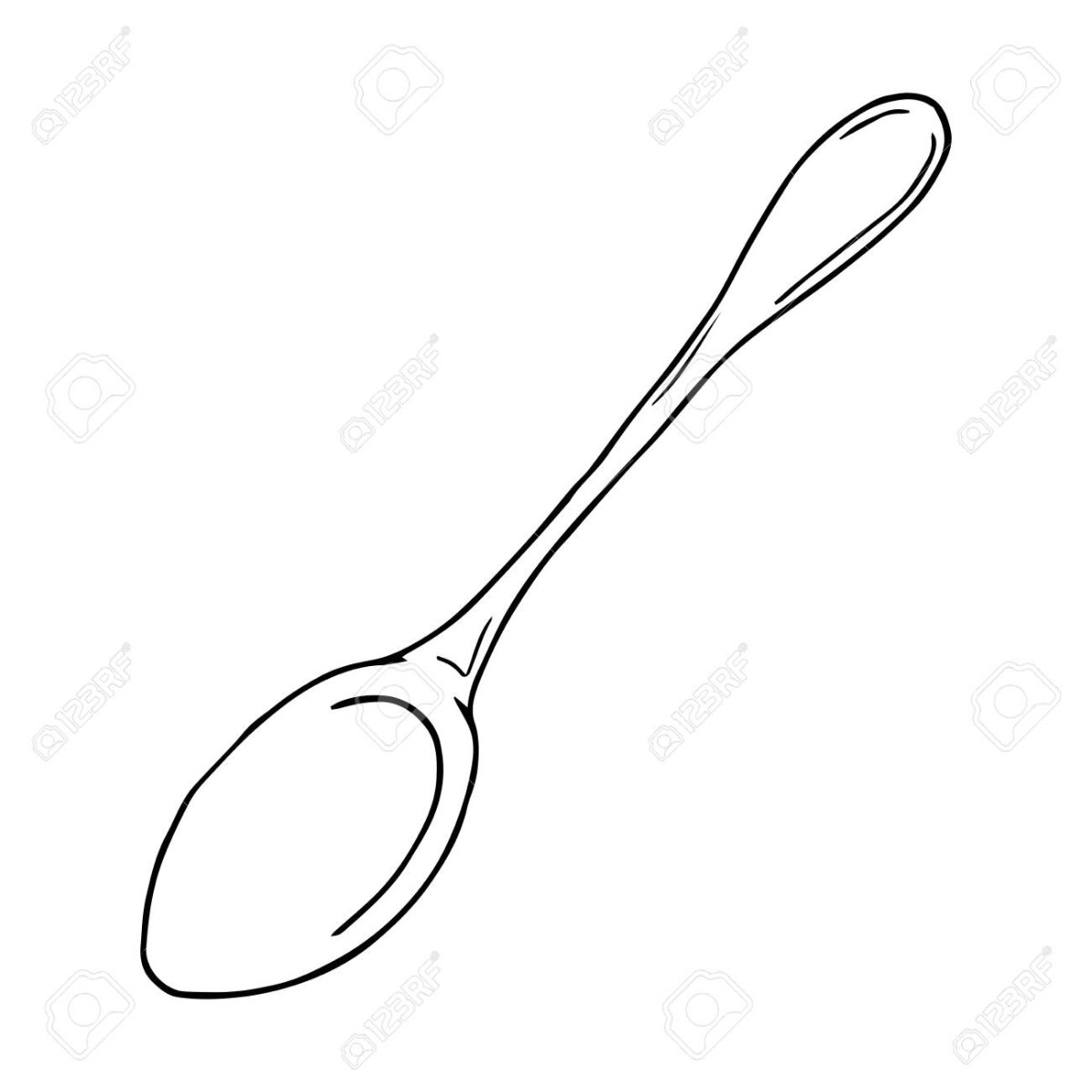 Ложка мультяшная