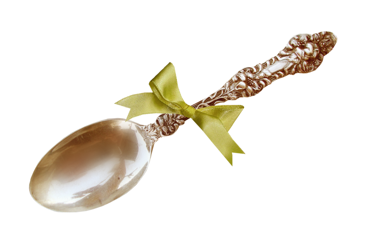 Детские серебряные ложки