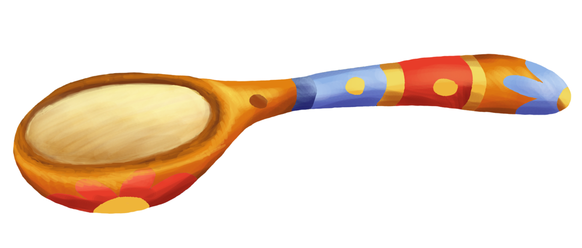 Ложка пластмассовая детская