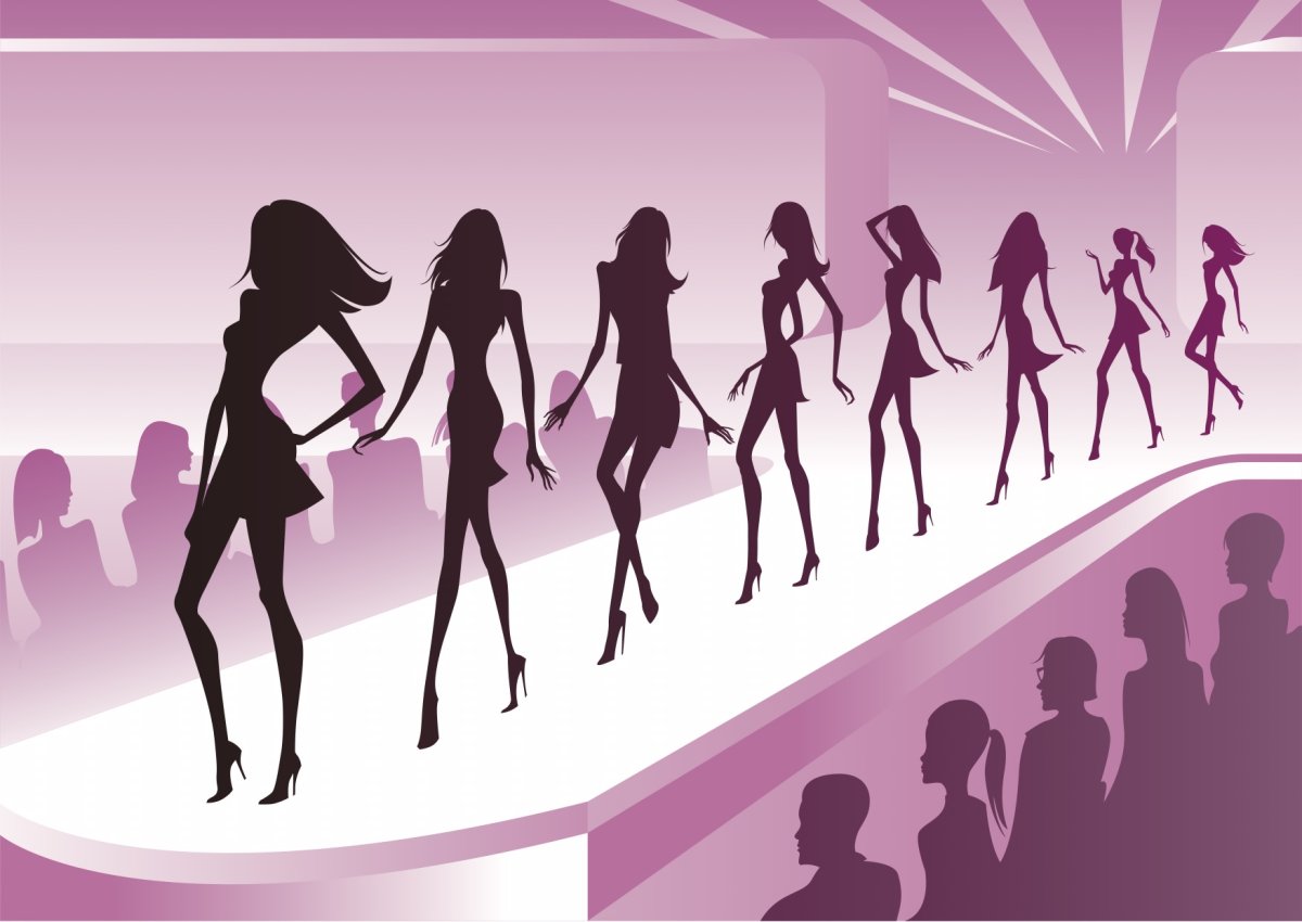 Силуэт модного показа