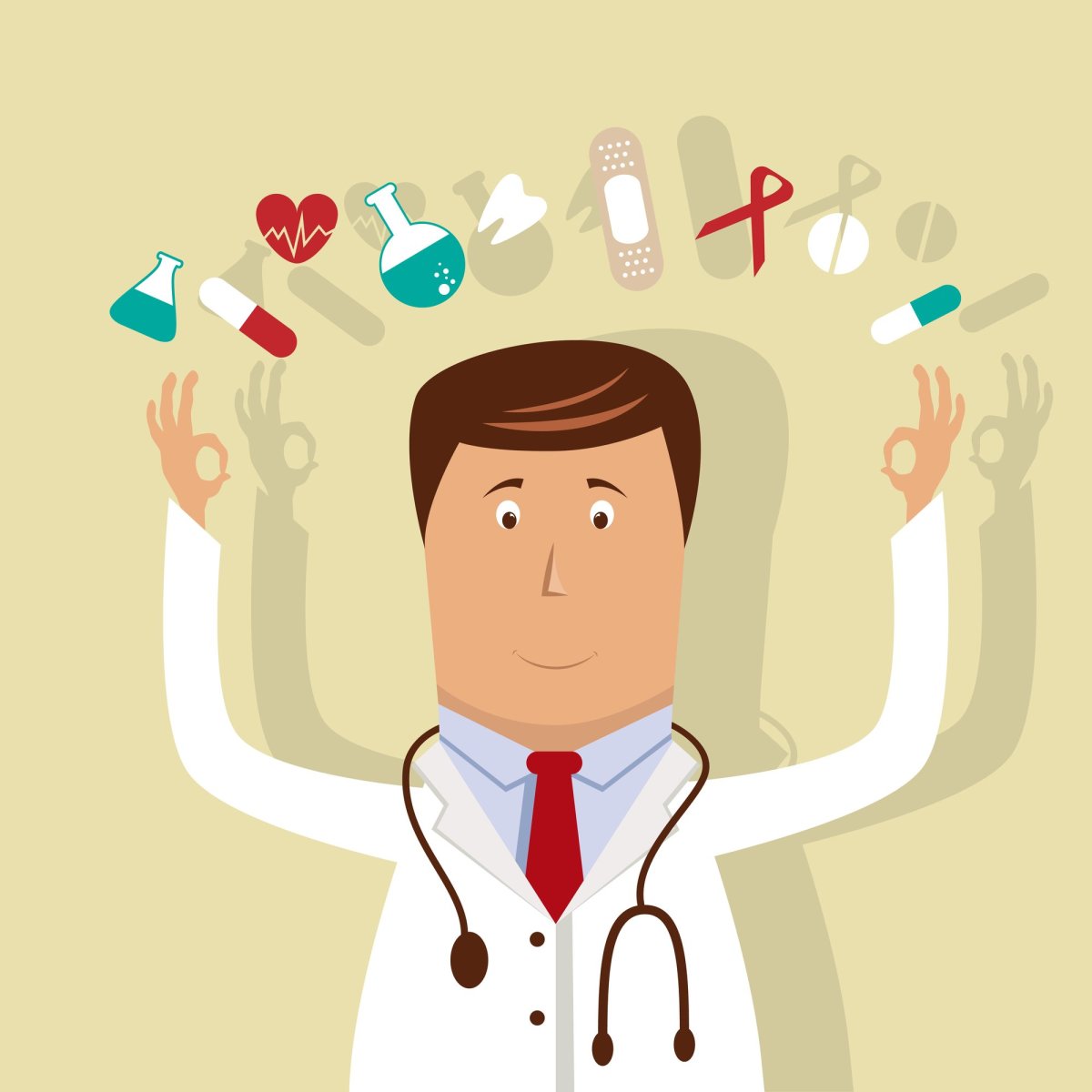 С днем рождения врачу