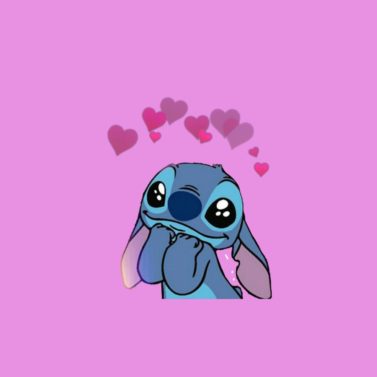Стич и розовый Стич